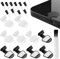 10 Stück USB Typ C Anti-Verlust-Staubstecker + 10 Anti-Staubschutz für 3,5 mm Kopfhörerbuchse+1 Bürste,Silikon-Anti-Staub-Plug-Port-Abdeckung Kappe Schutz Kompatibel mit Samsung Galaxy Ladeanschluss
