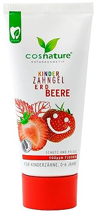 cosnature Children Tooth Gel Strawberry, 60 ml