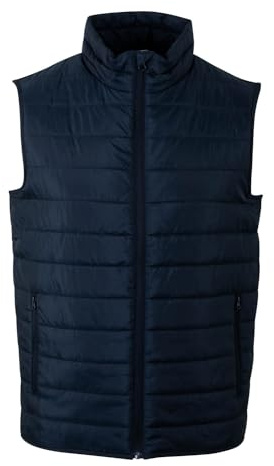 Mukua Melton; Chaleco Unisex Acolchado Ligero; Color Navy; Talla M