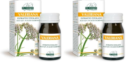 VALERIANA ESTRATTO TITOLATO pastiglie - 30 g (ESTRATTO TITOLATO ALLO 0,8% IN ACIDI VALERENICI) (Confezione da 2)
