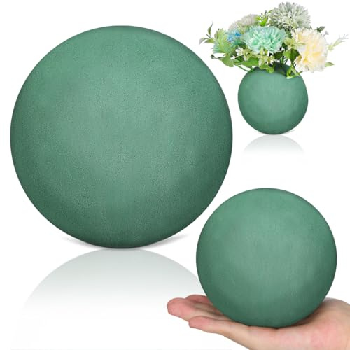 Homoyoyo Schiuma per fiori, 3 pezzi, rotonda, in gommapiuma, per il fai da te, composizione floreale, fango