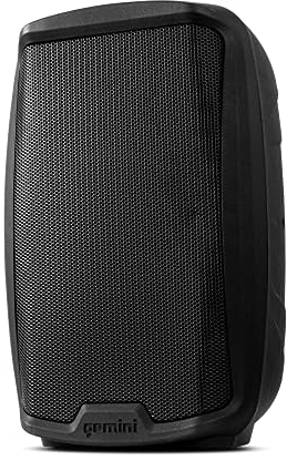 Gemini Sound AS-2110BT Active Bluetooth PA System, altavoces de Woofer de 10 pulgadas 1000W WATTS DJ altavoces, SD, USB, entrada/salida XLR, micrófono de 2 x 1/4 pulgadas/entradas de RCA/AUX
