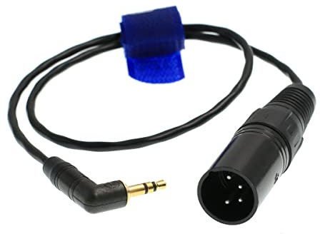 HangTon Cavo adattatore per microfono XLR maschio a 4 pin a jack maschio da 3,5 mm per Datavideo ITC-100SL 50 cm