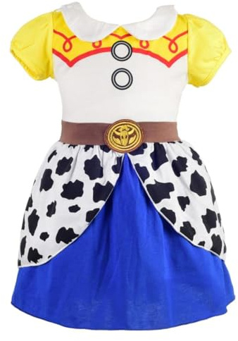 Lito Angels Deguisement Robe Enfant Fille, Anniversaire Fete Carnaval Cowgirl Costume Vetement Ete, Taille 6-12 mois (étiquette en tissu 70)