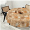 Wachstuchtischdecke Wachstuch Tischdecke abwaschbar Wachstischdecke Plastik-Tischdecken Gartentischdecke LUX Rund 140cm Schnittkante Nicole