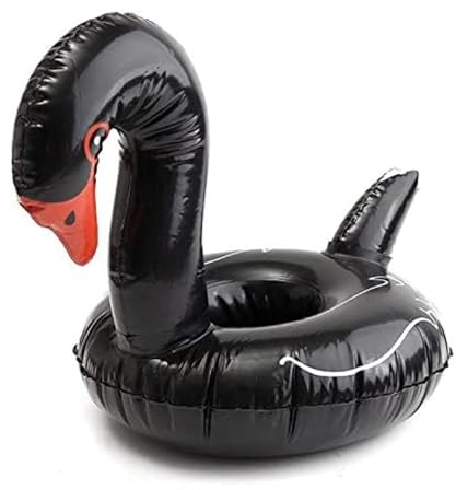 Bargain Wells Black Swan Inflatable Drink Holder – Pool Bath Hot Tub Cup Float