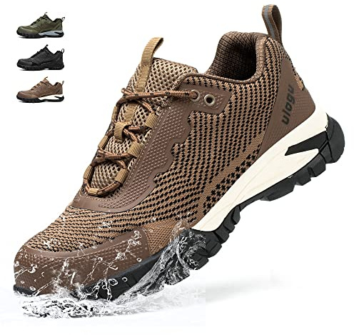 Waterproof Steel Toe Shoes Men Lightweight Composite Indestructible Boots Safety Alloy Slip Resistant Tennis zapatos de trabajo para hombres botas seguridad acero Roofing Construction Work Sneakers