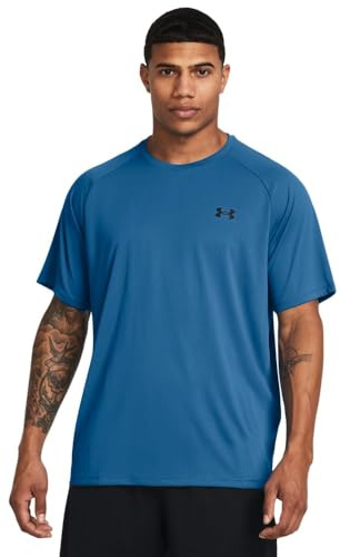 Under Armour Herren Tech 2.0 Short-Sleeve T-Shirt Hemd, (406) Photon Blue/Black, XX-Large