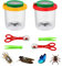 Becherlupe Set, 2 Stück Becherlupen für Kinder mit Lupendose, Insektenfänger Scherenzange und Insektenfänger Pinzette, Insekten Beobachtungsbox, für Kinder Outdoor Wissenschaft Natur Erkundung