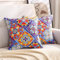 TOCOMOA Kissenbezug 40x40 2er Set - Kissenbezüge Bunt Paisley Muster, Kopfkissenbezug 40x40 cm mit Reißverschluss, Oeko-TEX Zertifiziert, Weich und Hypoallergen Kissenhülle Violett