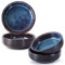 NUTRIUPS Small Dipping Bowls 55ml Small Bowls for Dips, Snacks 10cm Ceramic Soy Sauce Dish, Set of 4, Round