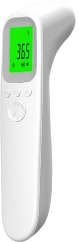 Termómetro Digital De Frente - Medidor De Temperatura Digital Electrónico, Termómetro Sin Contacto | Termómetro Temporal Sin Contacto Con Alarma De Fiebre, Lector De Temperatura De Frente Para Monitor