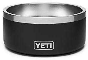 YETI Boomer 4, Stainless Steel, Non-Slip Dog Bowl, Holds 32 Ounces, Black