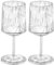 Koziol Superglas Club No. 9, 2 Stück, 200 ml, Weinglas mit Stiel aus kristallklarem Kunststoff, luxuriös, unzerbrechlich, wiederverwendbar, Party, Camping, 2er Set