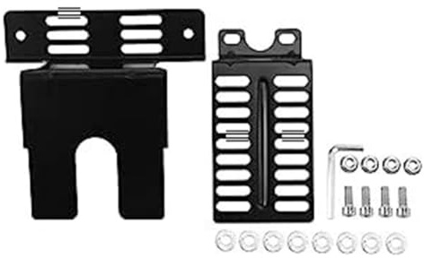 EaseSunny Kit de soporte de hierro para parrilla de barbacoa, soporte de pincho de altura ajustable, accesorio de cocina resistente para asar uniformemente, juego