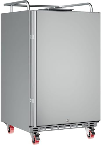 EdgeStar BR7001SSOD Full Size Built-In Outdoor Kegerator Conversion Refrigerator Only - Stainless Steel