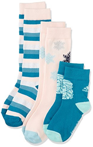 adidas Dy Lkg 3 F Calze, Rosa (Roshel/Petmis/Petmis), 27/30