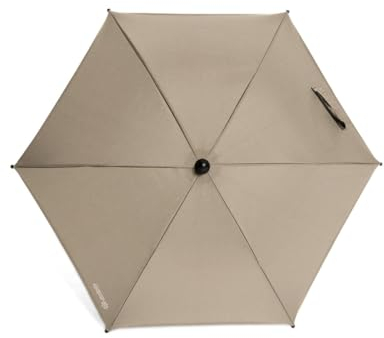 Mamas & Papas Universal Parasol, UPF 50+ Fabric, Easy Fit Clamp and Adjustable, Flexible Arm for Pram/Pushchair/Buggy, Cashmere