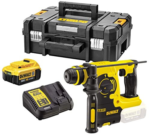 Dewalt DCH253M1 18V XR SDS Plus Rotary Hammer Drill 1 x 4.0Ah Battery Charger & Case