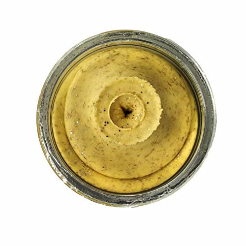 Pure Fishing Forellenpaste PowerBait Curry Trout Bait Spices Glitter 50 g Glitter Berkley