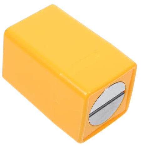 SEWOART 2 Piezas Almacenamiento De Hoja Cuchillas Rotas Caso Recipiente Para Desechar Cuchillas Dispensador De Residuos De Maquinilla De Afeitar Mini Banco Yellow Abdominales De Plastico