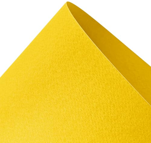 Netuno 100x geel karton A4 210 x 297 mm 220g Prisma Cedro karton med relief på en sida för inbjudningar dekoration scrapbooking pyssel gratulationskort visitkort