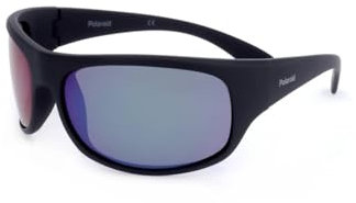 Polaroid Unisex 07886 Sonnenbrille, Matte Black Green, L