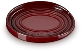 Le Creuset Reposacucharas ovalado de gres, granate, 71507159490099