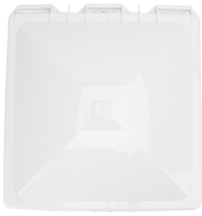 YUMILI Cubierta de ventilación de techo de RV tapa universal blanca para baños de autocaravana de remolque