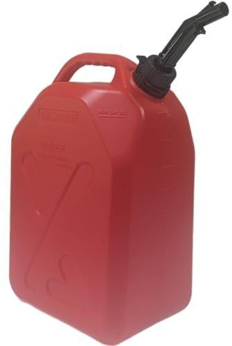 Spectrum Anti-Spill Fuel Can, 20 Litre Capacity, Retractable Spout, Cam-Lock