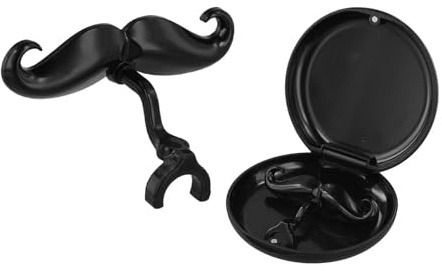 Qectial Pinza para Bigote de Trombón Barítono, Ligera, de Plástico, Divertida, para Instrumento de Viento Metal.