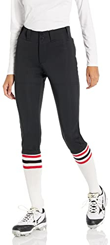 Mizuno Women's Prospect Softball Pant Pantalones de sóftbol, Negro, M para Mujer