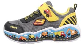 Skechers Boy's Play Scene Sneaker, Black, 5 UK Child