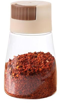 Seasoning Shaker Jars Transparent Dust-proof Seal Push-type Design
