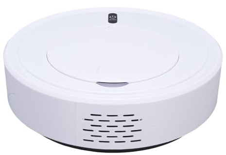 Asixxsix Robot Aspirapolvere, Aspirapolvere Robot Automatico Potente Ed Efficiente, Silenzioso Detergente Robot a Batteria d a 1200 MAh per p eli per Animali Domestici a Pavimento Duro