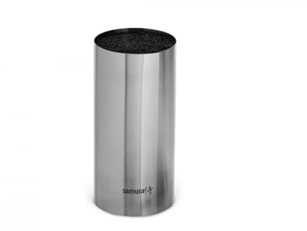 SAMURA Ceppo portacoltelli in metallo da 220 mm con barre flessibili