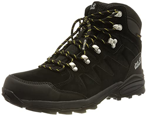 Jack Wolfskin Herren Refugio Texapore Mid M Walking Schuh, Phantom Burly Yellow Xt, 46 EU