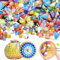 TOOSOAR 1000g Tessere Mosaico Piastrelle,Colore Misto Irregolari Pezzi di Vetro,Per Foto,Vasi Di Fiori,Specchi E Artigianato