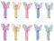 10Pcs Phone Wire Hair Ties, Telephone Wire Hair Bands，butterflies Braided Phone Cord Hair Ties For Girls
