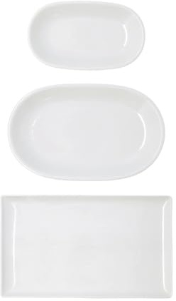 Bidasoa Harmony Hydrozero Set 3 Fuentes Porcelana 24cm - 32cm -35cm Porcelana Apto Microondas