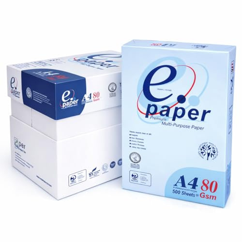 T-LOVENDO.ES Folios A4 80gr | Papel Impresora Blanco DIN A4 | Paquete 2500 Hojas Paper White | Caja 5 Paquetes 500 Folios Printer | Papel Blanco para Impresión Láser y Tinta