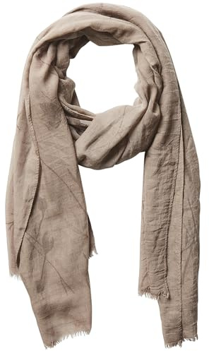 Hadley Wren Women's Lightweight Summer Insect Shield Scarf, Brown Branches and Leaves, One Size