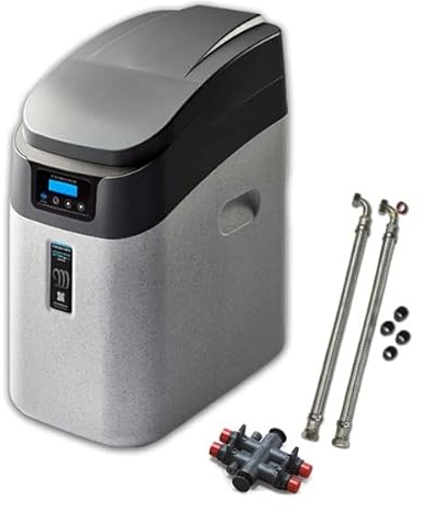 Monarch Midi HE FreeFlow Water Softener + 22mm Hoses - Combi Pressurised Kit