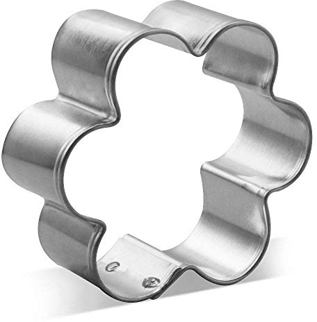 JOY STORE Ausstechformen aus Edelstahl in Blumenform, 3-teiliges Set.