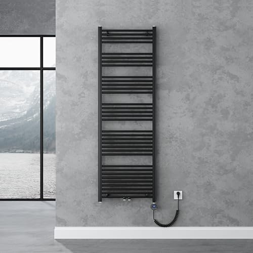 doporro Radiateur Sèche-Serviette Eau Chaude 180x60cm avec Résistance