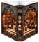 Book Nook Kit con luce notturna - Tipo-C e alimentato a batteria, decorazione per libreria fai da te, perfetto per casa e ufficio (biblioteca classica)