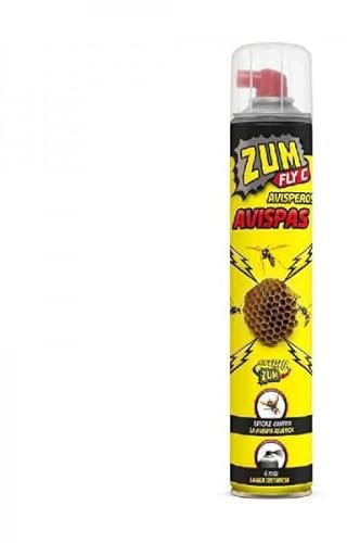 Zum Fly C 750ml - Insecticida en aerosal avispas y avisperos. Larga distancia hasta 4 metros. Listo para usar