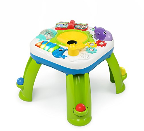 Bright Starts, Spieltisch, Having a Ball Get Rollin - spricht 4 Sprachen und beinhaltet mehr als 60 Lieder und Aktivitäten, inklusive Klavier, Buch, Ballrampe und mehr