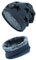 Momoon Dicke Beanie Hut +Schal Set Winter Warmen Schnee Knit Skull Cap für Kinder Jungen Mädchen(Suitable for 6-14, Stern dunkelgrau, one size(fit teenager 6-14)