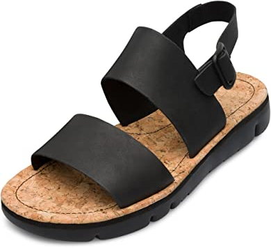 CAMPER Damen Oruga-k201038 Sandal, Schwarz, 41 EU